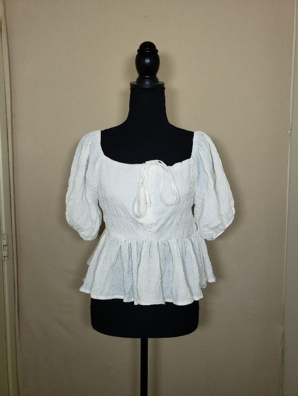NWT Shein Peplum Top